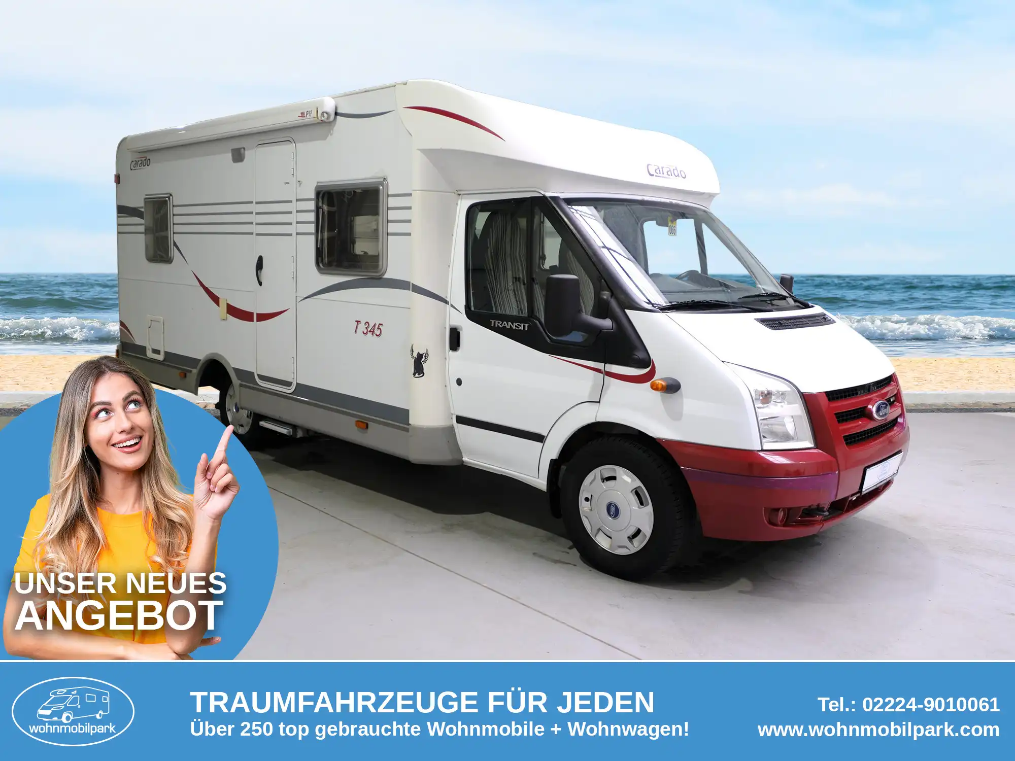 CARADO T 345  Teilintegrierter gebraucht kaufen in Bad Honnef